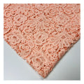China Wholesale Eco-Friendly Sustainable Guipure Embroidery Lace Fabric Floral Pattern Vintage Luxury Style Shiny Finish for