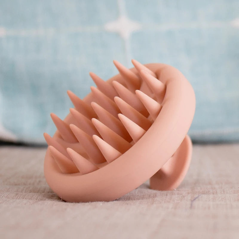 Hair Massager Brush Scalp Scrubber Silicone Head Scalp Massager Brush Shampoo Brush for Hair Growth