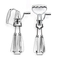 Manual Stainless Steel Kitchen Mixer Hand Egg Beaters Tools Hand-operated Semi-automatic Rotary Mixer Egg Whisk Beater