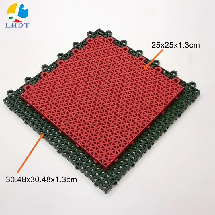 LHDT Interlocking pp sports flooring - Durable Non-slip Floor Tiles for Sports Courts