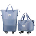 Large Capacity Wet Dry Separation Multi Layer Expandable Luggage Shoulder Duffel Folding Travel Bag Universal Wheel Removable