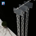 Hot-Selling Display Clips Strips 12 Hook Retail Hanging Display Plastic Pp Merchandising Clips Strips