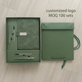 High-end Premium Office Stationery Gift Set Wholesale Personalized PU Leather Notebook Ballpoint Pen Set Business Gift