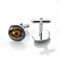 Wholesale Custom Metal Dragon Eye Cufflinks for Men Originality Jewelry for Weddings and Gifts