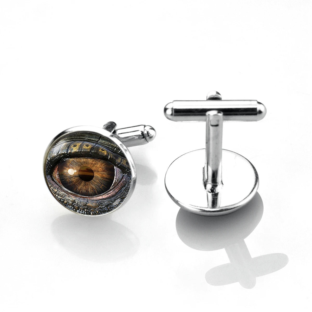 Wholesale Custom Metal Dragon Eye Cufflinks for Men Originality Jewelry for Weddings and Gifts