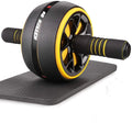 Portable Indoor Fitness EVA Ab Wheel Rollers Kit Core Strength Training Abdominal Roller for Home Use