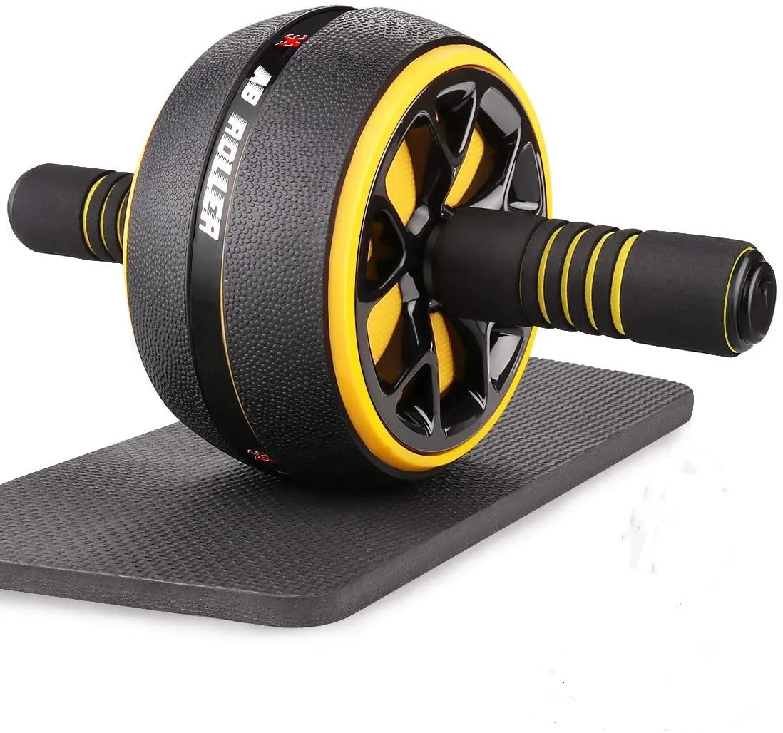 Portable Indoor Fitness EVA Ab Wheel Rollers Kit Core Strength Training Abdominal Roller for Home Use