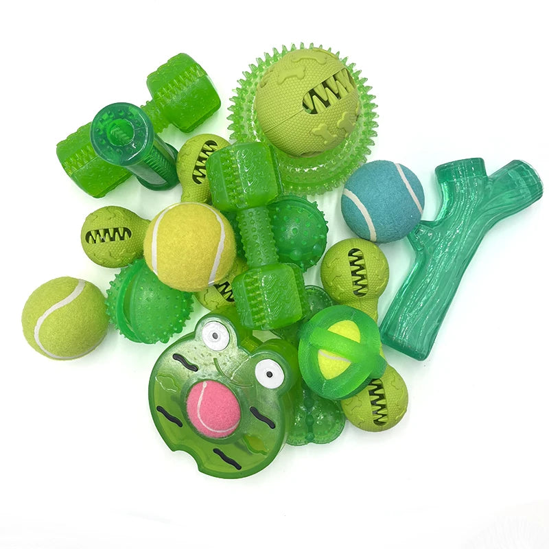 2024 Newly Designed Squeaky Dog Toy Various Shapes to Chewing Rubber Dog Toy
