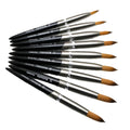 Nail Art Brushes Round Head Salon Manicure Tools for Nail Art Engraving and Color Painting Extension Builder Drawing Brush