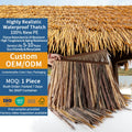 Factory Direct Mexican Palm Leaf Thatch Used for Umbrella on Sell and Hut for Roof Artificial Roof Grass Straw Roof