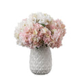L959 Wholesale High Quality Faux Hydrangea Flower Decor Bulk White Silk Hydrangea Artificial Flower for Wedding Decoration