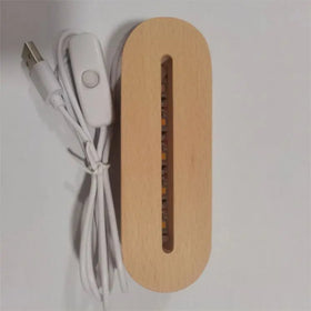 Electronic Gift Laser Engraving 3D Acrylic Night Light LED Table Lamp USB Mood Light for Home Decoration