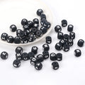 New Bpa Free Black 12mm English Focal Silicone Letter Beads for Pens/Jewelry Making Alphabet Silicone Bead