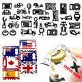 Promotion Gift LOGO Colors Custom Multitool Credit Card 46 in 1 With Money Clip Wallet Survival Multi Tool Card
