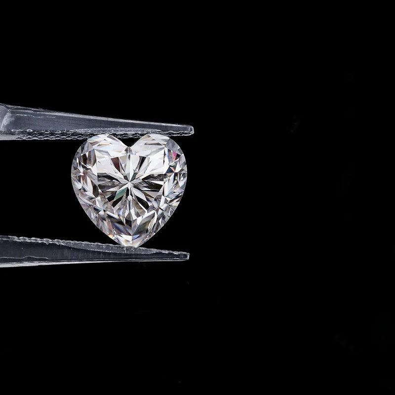 IGI Certificate CVD/HPHT 1ct-3ct DEF Color VVS/VS Clarify Heart Cut Lab Grown Diamonds Loose Diamonds Lab Cultivated Diamonds
