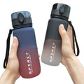 650ML Children's Sports Water Bottle Leak Proof Colorful Plastic Cup Filter Portable Rope Outdoor Travel Gym Fitness Jugs Back