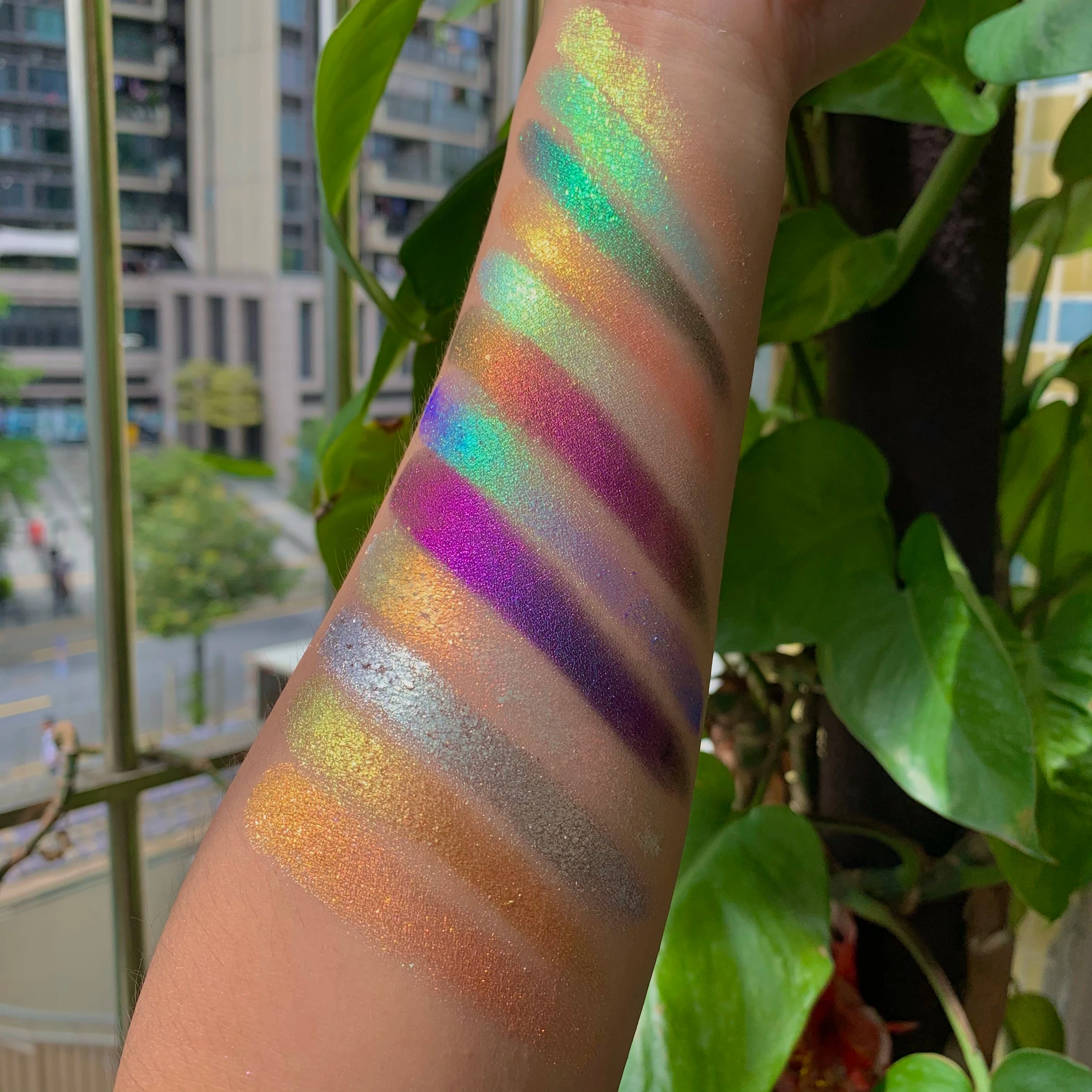 Best Magical Makeup Multicolored Duochrome and Multichrome Chromatic Single Pressed Eyeshadows