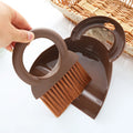 HelloWorld Mini Handy Dust Cleaning Sweeping Brush Dustpan for Table Desk Keyboard Desktop Cleaning Broom Dustpan Combo