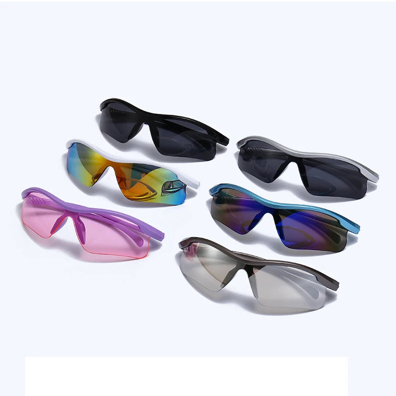 90929 Newest Private Label Sunglasses Women Lightweight Sunglasses Cycling Bicycle Half Rimless Sunglasses for Men