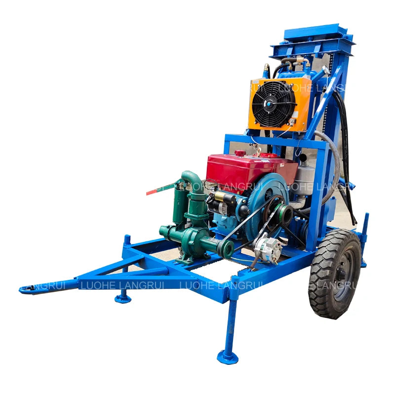150m Underground Deep Water Mine Drilling Rig Borehole Drilling Machine /Water Well Rotary Drilling Rig
