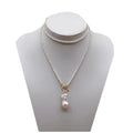 Hot Selling 4A Rice+ Baroque White Pearl Chain S925 Silver 18inches 24inches Freshwater Pearl Pendant Necklace Jewelry for Women