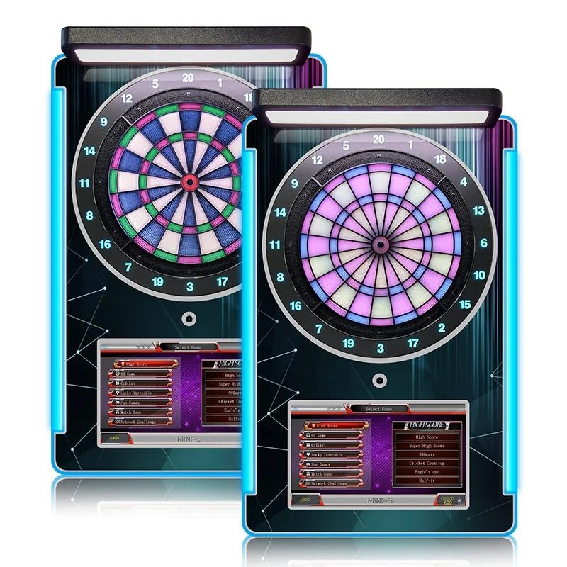 Indoor Sport Arcade Mini-5 Steel Safety Dartboard Electronic Dart Game Machine for Club