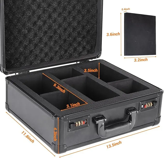 Customizable Graded Card Storage Box 3 Slots for PSA/BGS & More Graded Slabs Trading & Sports Card Collector Case OEM Support