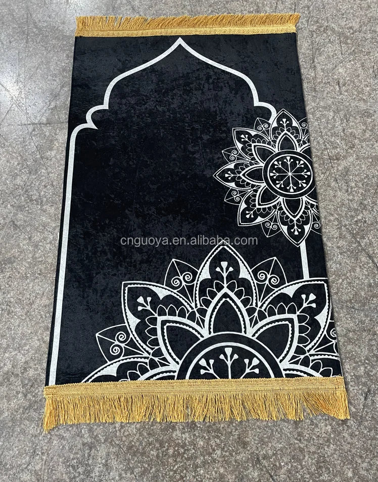 Factory Carpet Turkey Hot Sell Sejadah Custom Carpet for Mosque Washable Prayer Rugs Carpet Muslim Prayer Mat