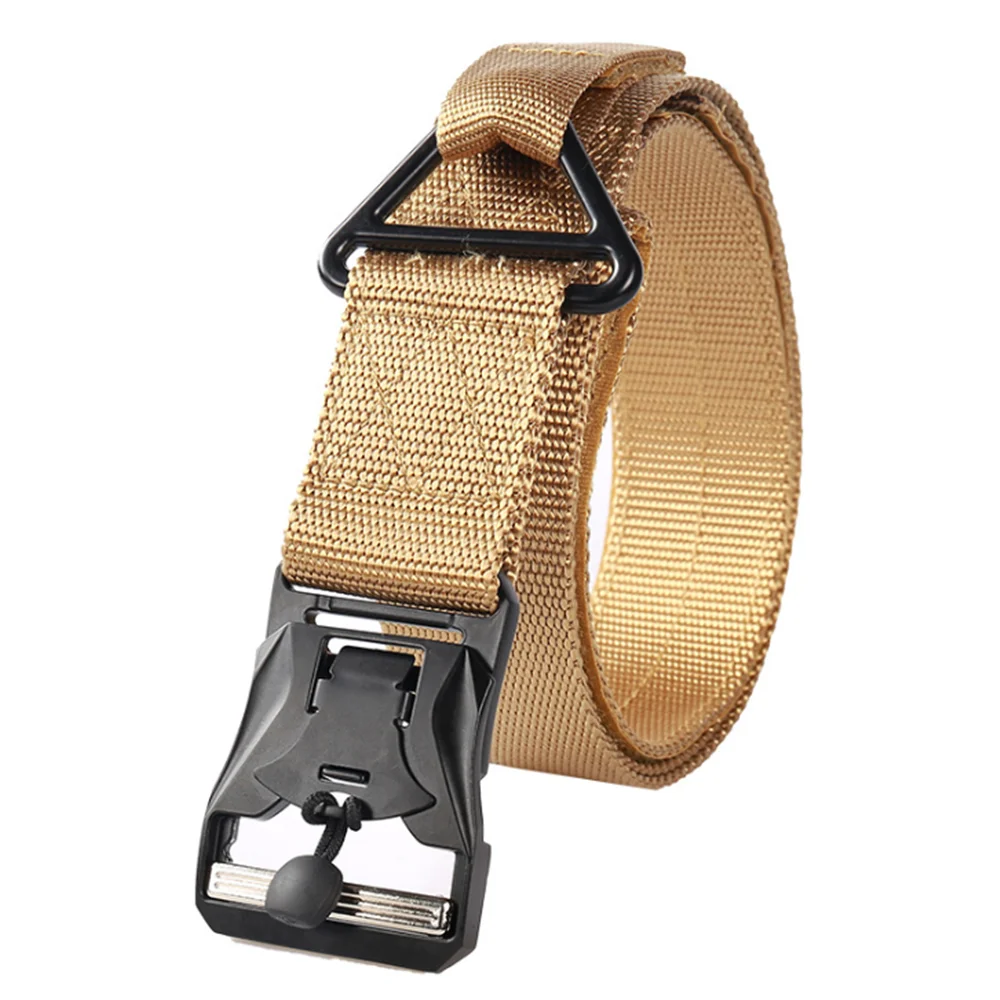 Tactical Quick-Release Molle Belt for Outdoor Combat EDC & Survival-Waterproof Hunting Nylon with Magnetic Buckle