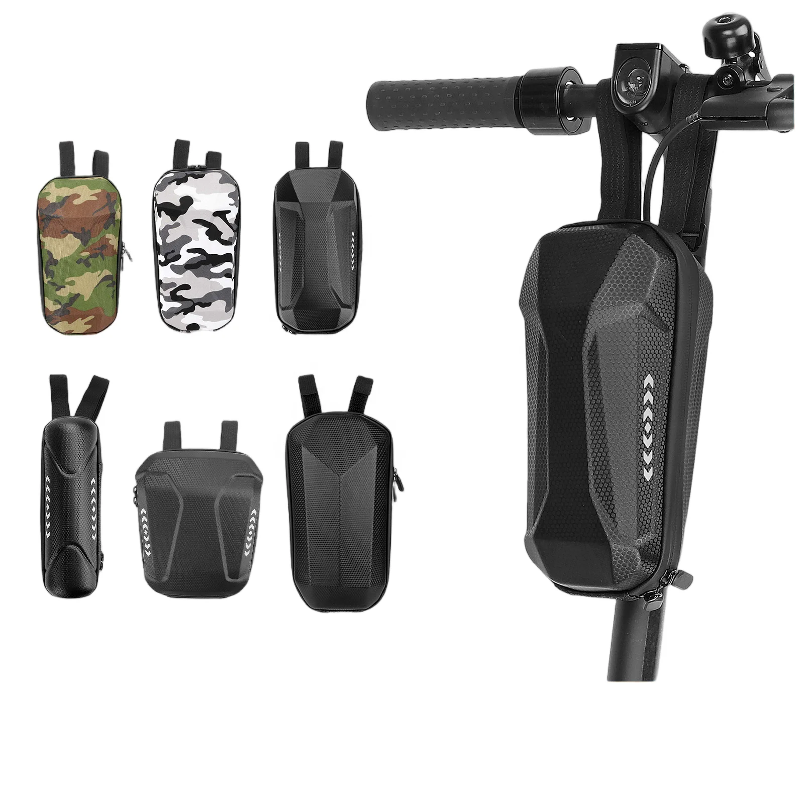 IRONDONKEY 3L Electric Scooter Bag Head Folding Bicycle Handlebar Bag Hard Shell EVA Balance Car Bag