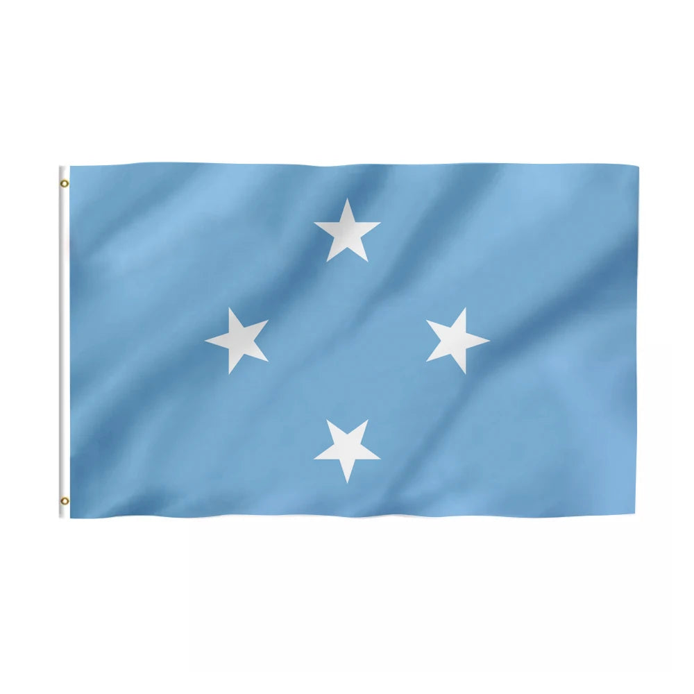 Promotional Product Banderas De Paises 3x5 ft 100%Polyester Outdoor Custom the Federated States Micronesia Flag
