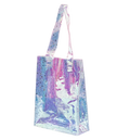 Made in China Holographic Glitter Pvc Shopping Bag Heavy Duty Plastic Pvc Tote Bag