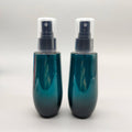120ml PET Mist Spray Bottle Luxury Pink Transparent Blue Green with Large Cover for Lotion Shampoo Skin Care Cosmetics Packaging