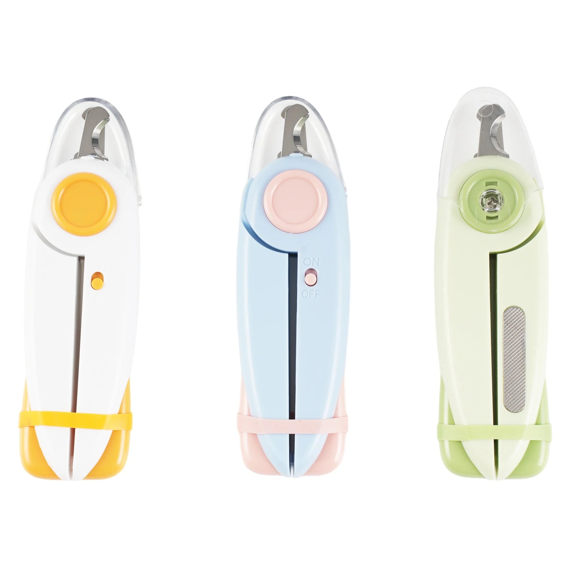 Modern Style LED Light Dog Cat Nail Clippers Plastic Pet Cleaning Tool Bloodline File for Home Use New Year's Celebration Gift