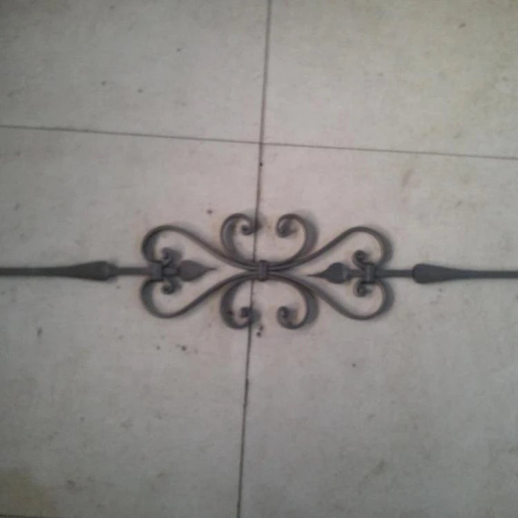 Manufacturer Zinc Coated Wrought Iron Component for Staircase Railings Fence Gates Solid bar