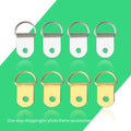 CJ055 TS-K025 Picture Frame Hardware Metal One Hole Hanging Hooks D Ring Photo Frame Hanger Photo Frame Accessories