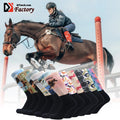 Custom Logo 360 Printing Socks Horse Riding Cotton Nylon Equestrian Socks Sport Men Socks