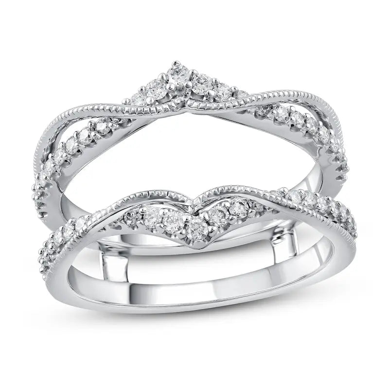 Jewelry Manufacturer S925 Sterling Silver Ring Zircon Female Engagement Display Designs Twist Ring Heart Charm Ring