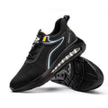 DianSen New Breathable Safety Shoes PU Air Cushion Shock Absorption Wear-resistant Non-slip Construction Site Work Shoes