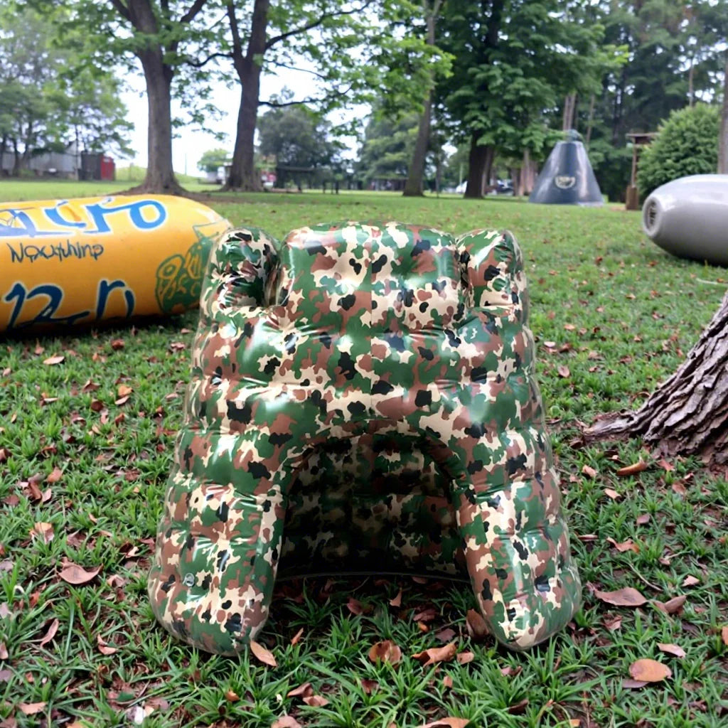 High Camouflage Eco-friendly PVC Inflatable Paintball Tank Bunker 2m Outdoor with 2-Year Warranty