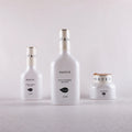 40 50 120 ml Empty Lotion Toner Glass Bottles Glass Bottle Face Cream Jars Set White Skincare Cosmetic Packaging Set