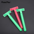 PearlMax Disposable razor 2 Two Blades of Safety razor Blades and Stainless Steel Blade for Men Man