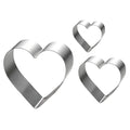 Stainless Steel Heart Shaped Mousse Cake Mold Mousse Cake Rings for Anniversary Birthday Wedding Mousse  Cake Baking