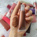 Cosmetics Vendors Low Moq Lipgloss Packaging Box Custom Private Label Clear Fruit Lipgloss Squeeze Tube