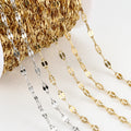 YWXS Wholesale Waterproof Stainless Steel Chain Unique Shape Mouth Shape Chain Necklace Bracelet Anklet for Jewelry DIY Making