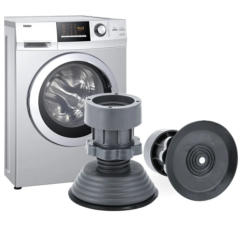 Adjustable Height Universal Washing Machine Pads Reusable Non-slip Shock-Absorbing Rubber Mat Height Adjustable Feet