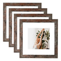 Customizable Square Picture Frame Home Rustic Wooden Photo Frame Elegant Gallery Wall Frame