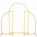 3 Pcs/Set Outdoor Wedding Arch Props Wrought Iron Geometric Irregular Flower Stand Party Birthday Backdrop Balloon Decor Shelf