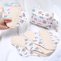 Combination Package (4+1) Reusable Menstrual Sanitary Napkin Set Pure Cotton Antibacterial Washable Sanitary Pad Set for Females