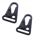HK Metal Stainless Steel Enlarged Mouth Hooks 1\" Hunting Accessories Survival Metal Clips for Sling